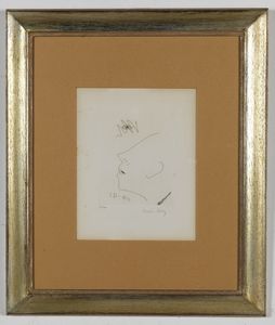 MAN RAY  (1890 - 1976) : Ritratto di Isadora Duncan.  - Asta ASTA 333 - ARTE MODERNA E CONTEMPORANEA (online) - Associazione Nazionale - Case d'Asta italiane