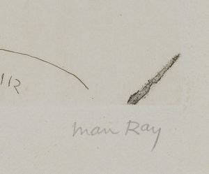 MAN RAY  (1890 - 1976) : Ritratto di Isadora Duncan.  - Asta ASTA 333 - ARTE MODERNA E CONTEMPORANEA (online) - Associazione Nazionale - Case d'Asta italiane
