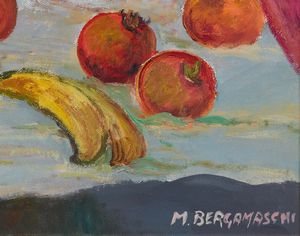 BERGAMASCHI MARIO : Vaso con frutta.  - Asta ASTA 333 - ARTE MODERNA E CONTEMPORANEA (online) - Associazione Nazionale - Case d'Asta italiane