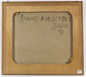 HUELSENBECK RICHARD (1892 - 1974) : Paesaggio dada.  - Asta ASTA 333 - ARTE MODERNA E CONTEMPORANEA (online) - Associazione Nazionale - Case d'Asta italiane