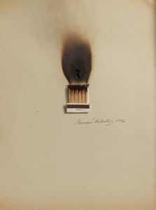AUBERTIN BERNARD (1934 - 2015) - Dessin de feu.