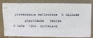 RAMA CAROL (1918 - 2015) : Senza titolo.  - Asta ASTA 333 - ARTE MODERNA E CONTEMPORANEA (online) - Associazione Nazionale - Case d'Asta italiane