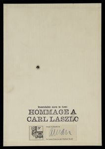 ARTISTI VARI : Hommage  Carl Laszlo.  - Asta ASTA 333 - ARTE MODERNA E CONTEMPORANEA (online) - Associazione Nazionale - Case d'Asta italiane