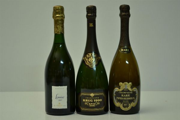 Selezione Champagne  - Asta VINI PREGIATI DA IMPORTANTI CANTINE ITALIANE - Associazione Nazionale - Case d'Asta italiane