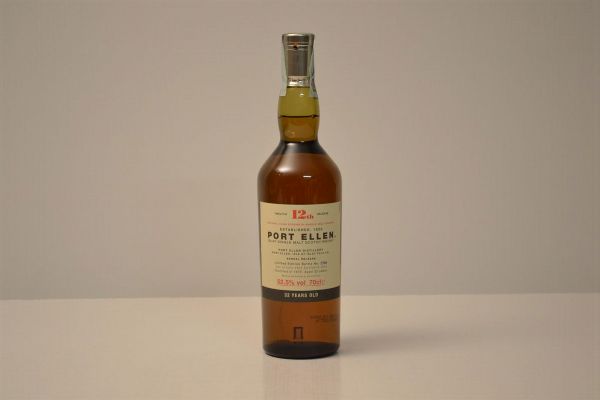 Port Ellen 12th Release 32 Years Old Single Malt Scotch Whisky  - Asta VINI PREGIATI DA IMPORTANTI CANTINE ITALIANE - Associazione Nazionale - Case d'Asta italiane