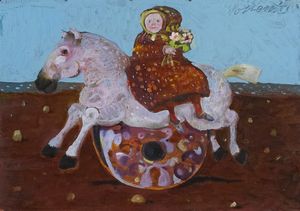 Antonio Possenti - Maria a cavallo