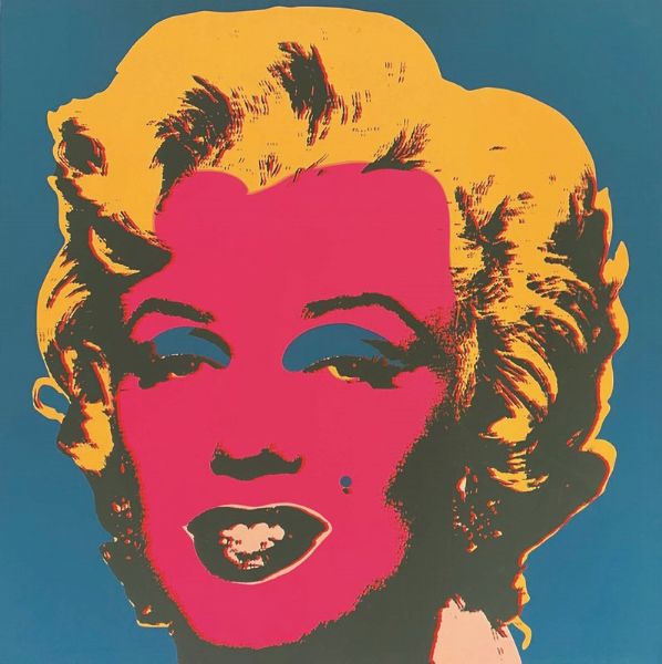 Warhol Andy : MARILYN MONROE (BLUEROSE)  - Asta Manifesti | Cambi Time - Associazione Nazionale - Case d'Asta italiane
