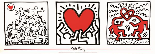 Haring Keith : (UNTITLED)  - Asta Manifesti | Cambi Time - Associazione Nazionale - Case d'Asta italiane