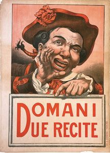 Dalsani (Giorgio Ansaldi 1844-1922) - DOMANI DUE RECITE