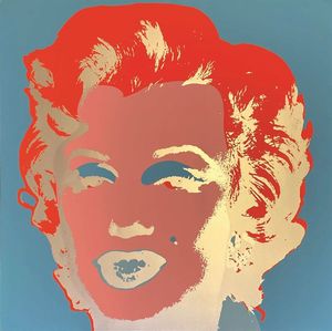 Warhol Andy - MARILYN MONROE (ORANGE ROSE)