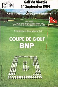 Anonimo - COUPE DE GOLF BNP VIEVOLA 1984 / PRO-AM INTERNATIONAL BIARRITZ 1988