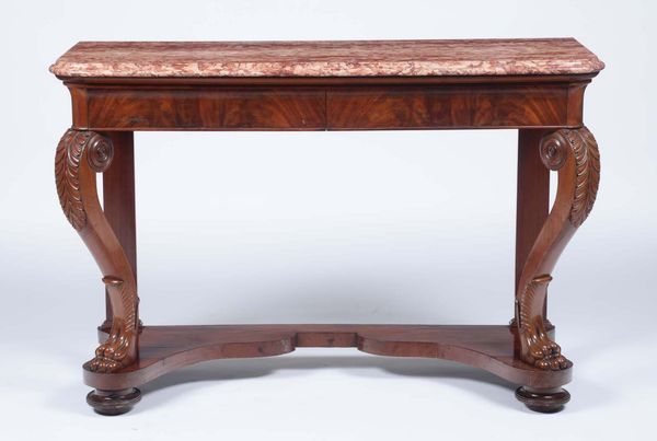 Consolle Carlo X in legno intagliato, XIX secolo  - Asta Arredi | Cambi Time - Associazione Nazionale - Case d'Asta italiane
