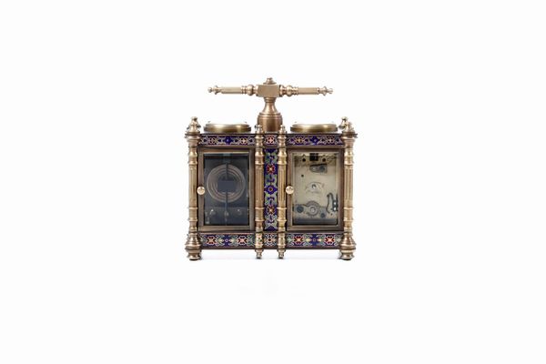 Orologio barometro smaltato, XIX secolo  - Asta Arredi | Cambi Time - Associazione Nazionale - Case d'Asta italiane