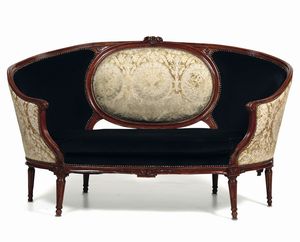 Salotto composto da divano e coppia di poltrone, XVIII secolo  - Asta Arredi | Cambi Time - Associazione Nazionale - Case d'Asta italiane