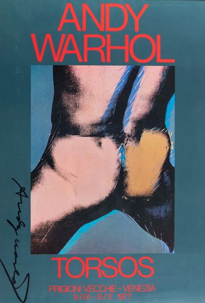 Andy Warhol : Torsos  - Asta Arte Moderna e Contemporanea - Associazione Nazionale - Case d'Asta italiane