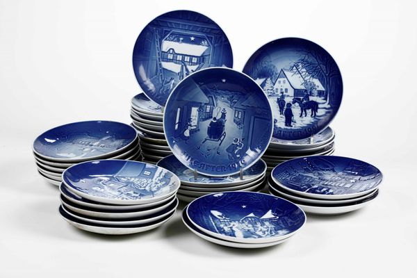 Lotto di piattini in porcellana Copenaghen  - Asta Da una collezione genovese | Cambi Time - Associazione Nazionale - Case d'Asta italiane