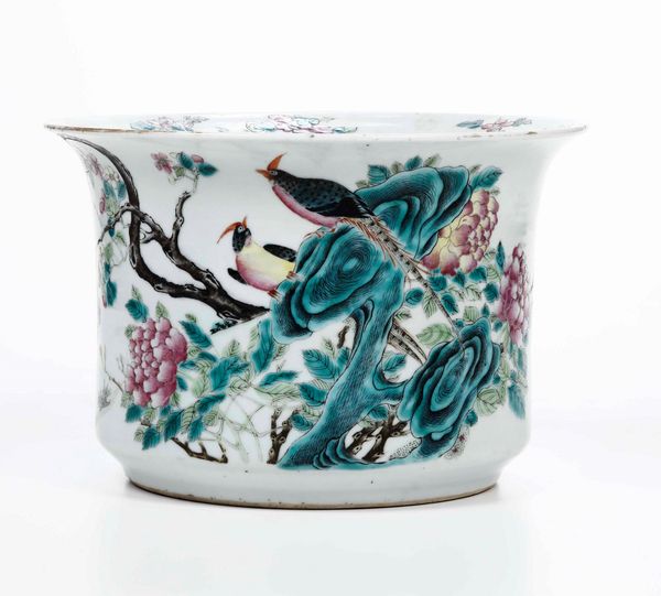 Vaso in porcellana, Cina XIX secolo  - Asta Da una collezione genovese | Cambi Time - Associazione Nazionale - Case d'Asta italiane