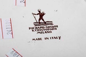 Richard Ginori, San Cristoforo, Milano, 1950 ca  - Asta Da una collezione genovese | Cambi Time - Associazione Nazionale - Case d'Asta italiane