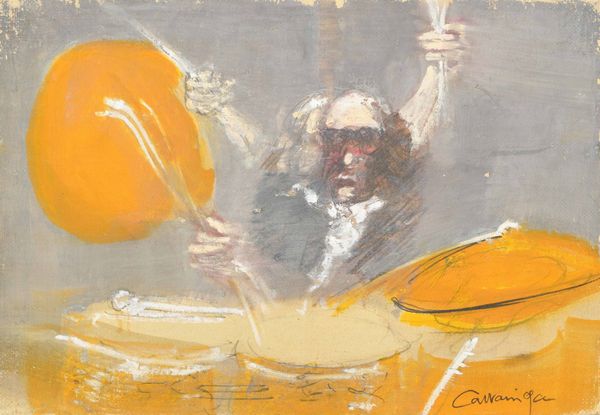 Giancarlo Cazzaniga : Jazz man  - Asta Arte Moderna e Contemporanea | Cambi Time - Associazione Nazionale - Case d'Asta italiane
