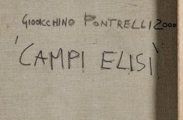 Gioacchino Pontrelli : Campi Elisi  - Asta Arte Moderna e Contemporanea | Cambi Time - Associazione Nazionale - Case d'Asta italiane