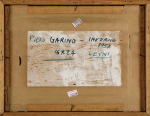 Piero Garino : Inverno  - Asta Arte Moderna e Contemporanea | Cambi Time - Associazione Nazionale - Case d'Asta italiane