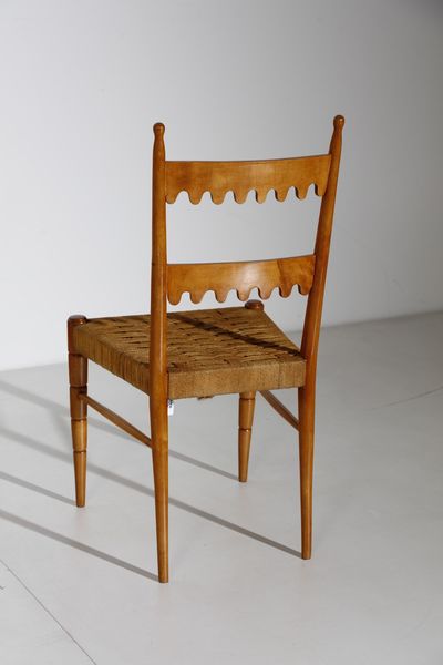 BUFFA PAOLO (1903 - 1970) : attribuito. Quattro sedie  - Asta ASTA 338 - DESIGN (online) - Associazione Nazionale - Case d'Asta italiane