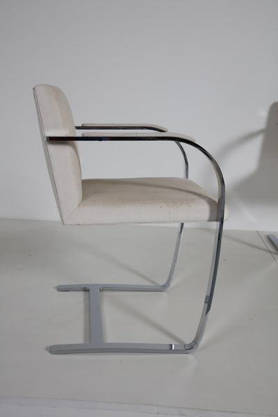 MIES VAN DER ROHE LUDWIG (1886 - 1969) : Sei sedie Brno produzione Knoll  - Asta ASTA 338 - DESIGN (online) - Associazione Nazionale - Case d'Asta italiane