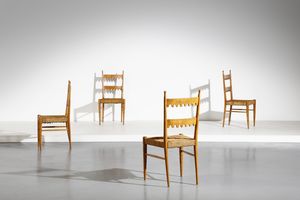 BUFFA PAOLO (1903 - 1970) - attribuito. Quattro sedie