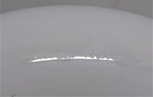 WIRKKALA TAPIO (1915 - 1985) : Vaso in vetro lattimo a incalmo con parte superiore a mezza filigrana della serie Filigrane di Tapio  - Asta ASTA 338 - DESIGN (online) - Associazione Nazionale - Case d'Asta italiane