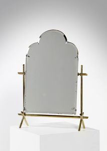 FONTANA ARTE : Specchio da tavolo  - Asta ASTA 338 - DESIGN (online) - Associazione Nazionale - Case d'Asta italiane