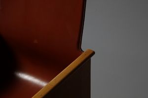 SCARPA AFRA (1937 -2011) & TOBIA (n. 1935) : Sei sedie Torcello per Stildomus  - Asta ASTA 338 - DESIGN (online) - Associazione Nazionale - Case d'Asta italiane