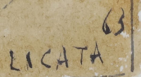 LICATA RICCARDO (1929 - 2014) : Senza titolo.  - Asta 225 MODERN & CONTEMPORARY - Associazione Nazionale - Case d'Asta italiane