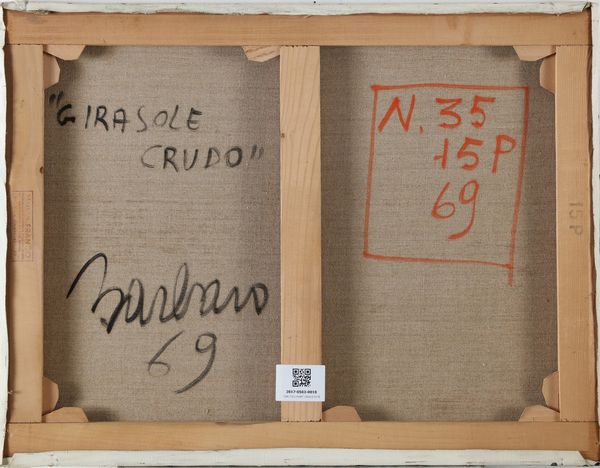BARBARO SAVERIO (n. 1924) : Girasole crudo.  - Asta 225 MODERN & CONTEMPORARY - Associazione Nazionale - Case d'Asta italiane