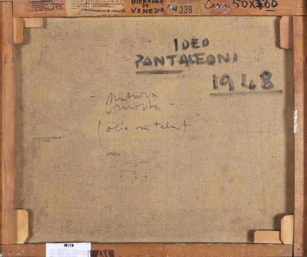 PANTALEONI IDEO (1904 - 1993) : Natura morta.  - Asta 225 MODERN & CONTEMPORARY - Associazione Nazionale - Case d'Asta italiane