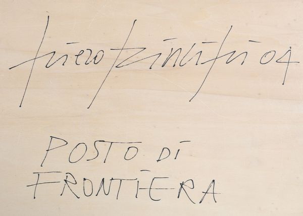 PRINCIPI PIERO (n. 1959) : Posto di frontiera.  - Asta 225 MODERN & CONTEMPORARY - Associazione Nazionale - Case d'Asta italiane