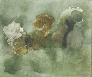 MATTIOLI CARLO (1911 - 1994) - Paesaggio con alberi.