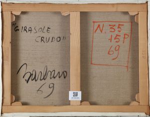 BARBARO SAVERIO (n. 1924) : Girasole crudo.  - Asta 225 MODERN & CONTEMPORARY - Associazione Nazionale - Case d'Asta italiane