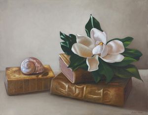 SCIACCA ANTONIO (n. 1957) - Libri e magnolia.