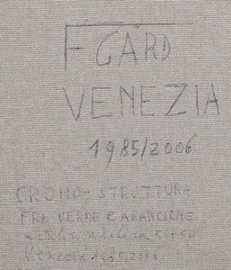 GARD FERRUCCIO (n. 1941) : Cromo -  struttura fra verde e arancione.  - Asta 225 MODERN & CONTEMPORARY - Associazione Nazionale - Case d'Asta italiane