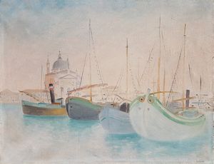 LILLONI UMBERTO (1898 - 1980) : Venezia.  - Asta 225 MODERN & CONTEMPORARY - Associazione Nazionale - Case d'Asta italiane