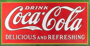 Coca Cola Company USA - Grande pannello pubblicitario