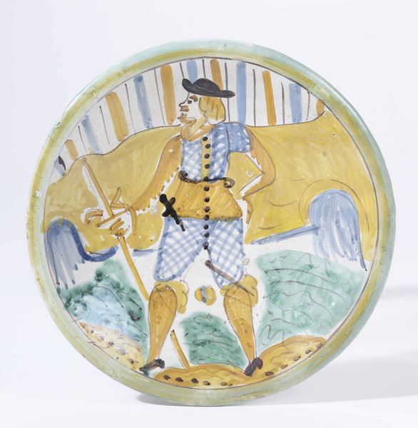 Piatto Montelupo, XVIII secolo  - Asta Ceramiche e Arredo per la Tavola | Cambi Time - Associazione Nazionale - Case d'Asta italiane