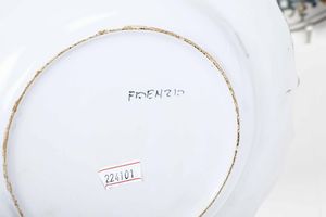 Nove piatti al garofano Faenza, XVIII - XX secolo  - Asta Ceramiche e Arredo per la Tavola | Cambi Time - Associazione Nazionale - Case d'Asta italiane