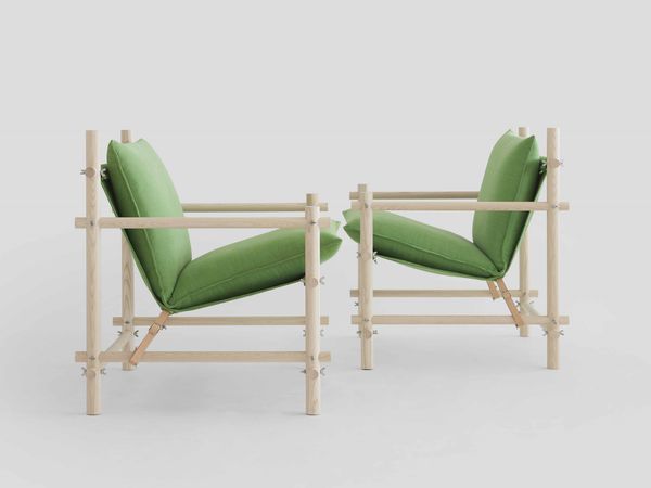 Giuseppe Arezzi for It's Great Design : Manico (Set of 2 armchairs)  - Asta CTMP Design - Associazione Nazionale - Case d'Asta italiane