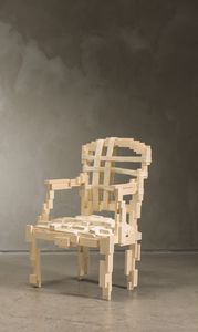 Jurgen Bey for Nilufar - Pixlise Seating Armchair - Witness Flat Collection