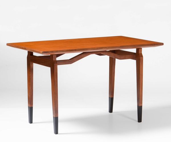 Tavolo rettangolare con struttura, sostegni e piano in legno.  - Asta Design Lab - Associazione Nazionale - Case d'Asta italiane