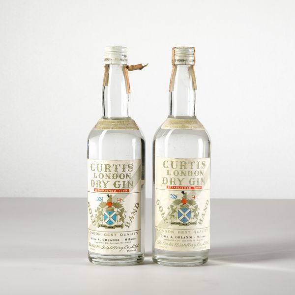 Curtis, London Dry Gin  - Asta Heritage. Vini e Distillati da Collezione - Associazione Nazionale - Case d'Asta italiane