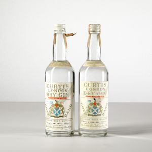 Curtis, London Dry Gin  - Asta Heritage. Vini e Distillati da Collezione - Associazione Nazionale - Case d'Asta italiane