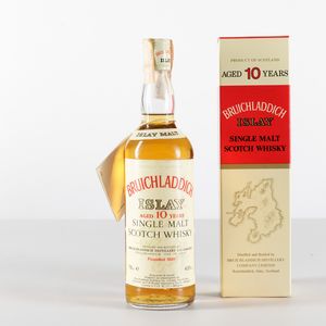 Bruichladdich, Islay Single Malt Scotch Whisky 10 years old  - Asta Heritage. Vini e Distillati da Collezione - Associazione Nazionale - Case d'Asta italiane