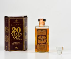 Justerini & Brooks, Finest Malt Scotch Whisky 20 years old Decanter  - Asta Heritage. Vini e Distillati da Collezione - Associazione Nazionale - Case d'Asta italiane
